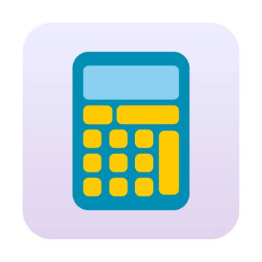 hesap makinesi web simge vektör çizim