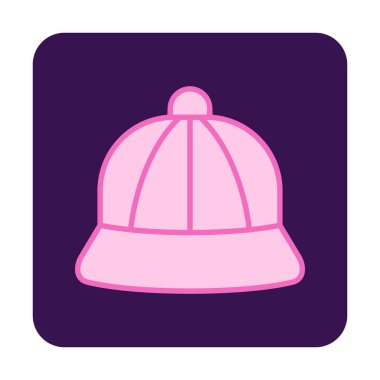 kapsül düz simgesi, vektör illüstrasyonu 