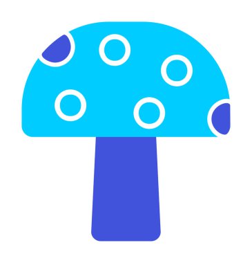 Mushroom icon, vector illustration simple design