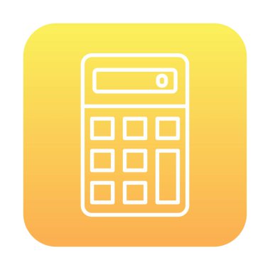 hesap makinesi web simge vektör çizim