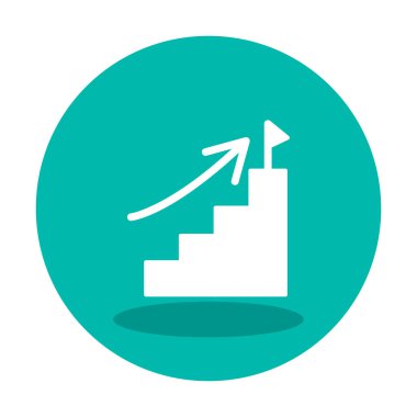 büyüyen grafik simgesi, vektör çizim