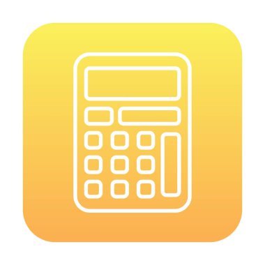 hesap makinesi web simge vektör çizim