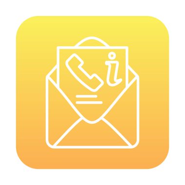 e- posta, zarf web simgesi, vektör illüstrasyonu