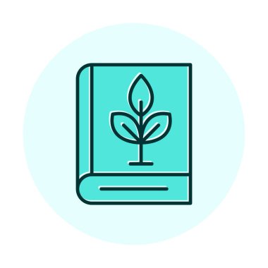 kitap simgesi, vektör illüstrasyonu basit tasarım