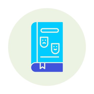 Çizgi Roman simgesi, vektör illüstrasyonu  