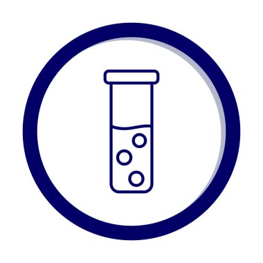 test tüpü modern simge vektör çizimi