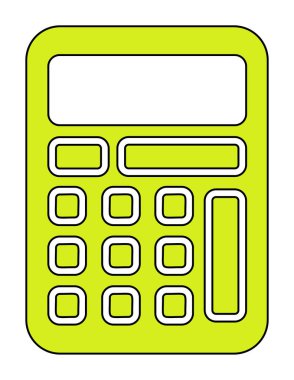 hesap makinesi web simge vektör çizim