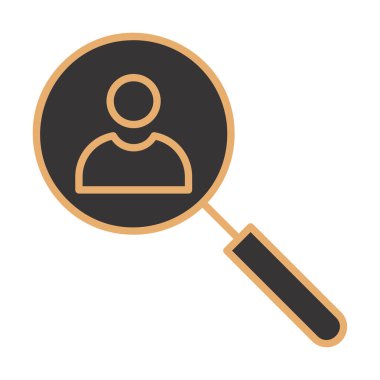 avatar web simgesi, vektör illüstrasyonunu ara 