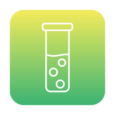 test tüpü modern simge vektör çizimi