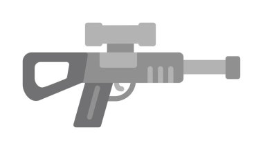 Keskin nişancı silahı ikonu vektör çizimi