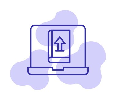 Ok işaret simgesi vektör illüstrasyonunu yükle