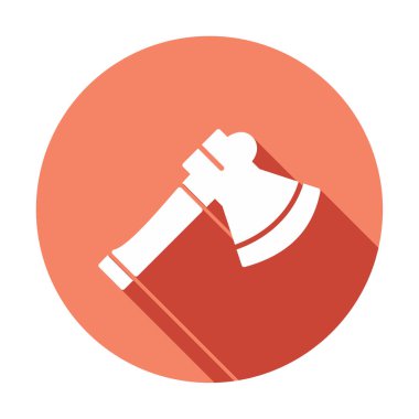 Balta. Web simgesi basit illüstrasyon