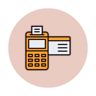 Kredi Kartı Makinesinin vektör çizimi