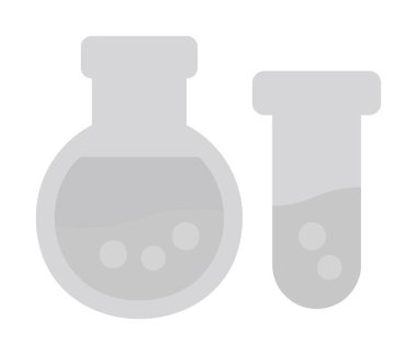 Matara ikonu. Laboratuvar ekipmanları. vektör illüstrasyonu.                     