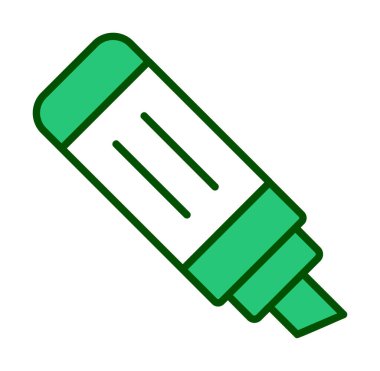 İşaretleyici. Web simgesi basit illüstrasyon                       