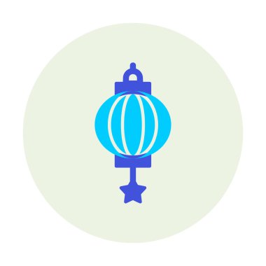 Çince fener kutsal kişilerin resmi, vektör çizim 