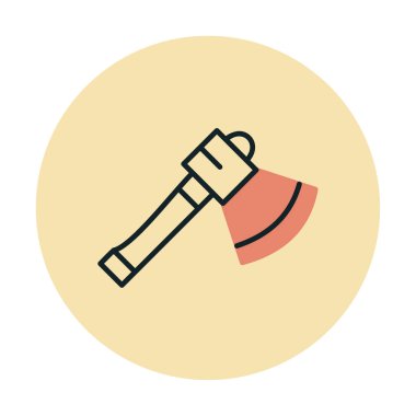 Balta. Web simgesi basit illüstrasyon