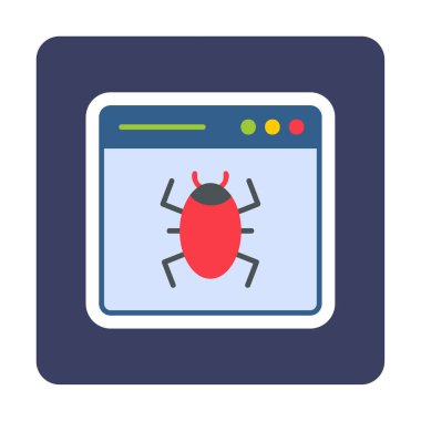 Yasak web sitesi vektör simgesi 