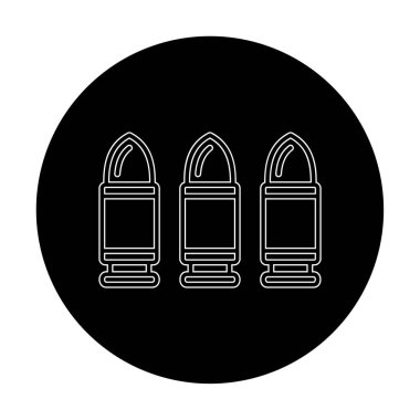 Madde işaretleri web simgesi, vektör çizim