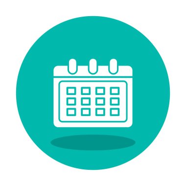 Takvim web simge vektör çizim