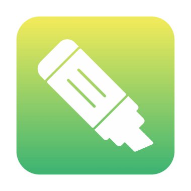 İşaretleyici. Web simgesi basit illüstrasyon                       