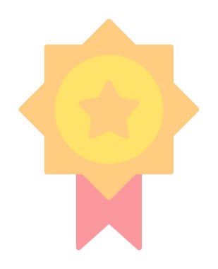 Ödül ikonu vektör illüstrasyonu. Ödül                        