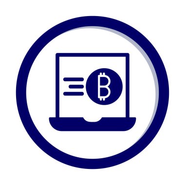 dizüstü bilgisayar simgesi, vektör illüstrasyonu basit tasarım