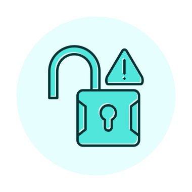 Simge vektör illüstrasyonunu aç  