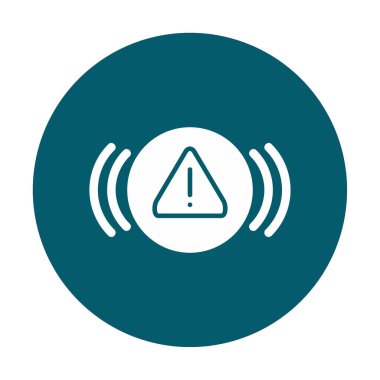 uyarı işareti simgesi, vektör illüstrasyonu  