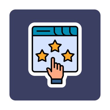 Basit sıralama simgesi, vektör illüstrasyonu