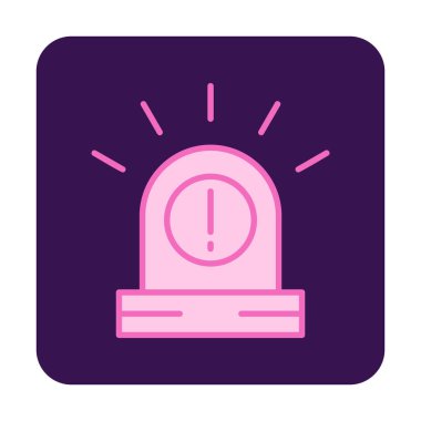 Uyarı simgesi, taslak biçimi, vektör illüstrasyonu