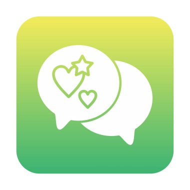 Basit konuşma balonu simgesi, vektör illüstrasyonu