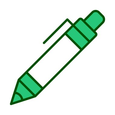 Kalem simgesi, vektör illüstrasyonu. düz tasarım biçimi 