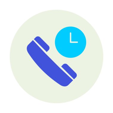 Basit Arama Bekleme simgesi, vektör illüstrasyonu