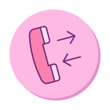 telefon arama simgesi, vektör tasarımı