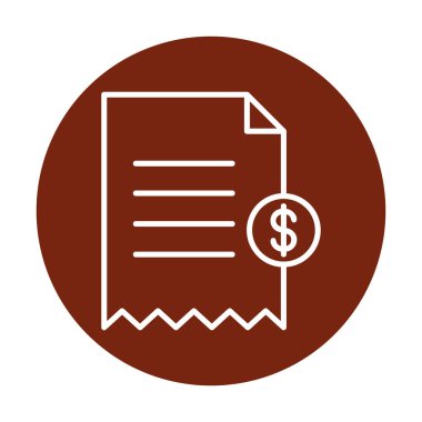 Alışveriş Alımı simgesi vektör illüstrasyonu