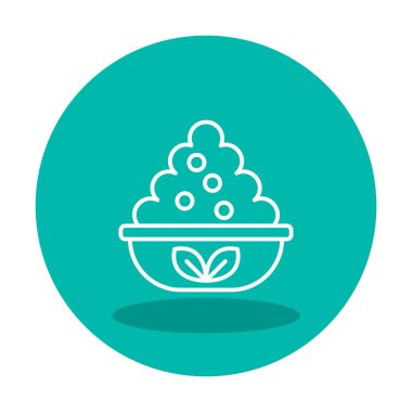 Maya yemek tasarımı basit bir kase.