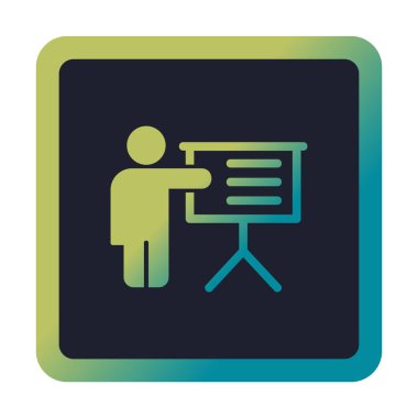 Basit düz eğitim ikonu vektör illüstrasyon tasarımı