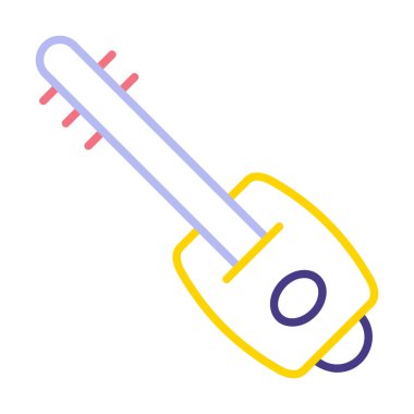 Shamisen vektör simgesi tasarımı