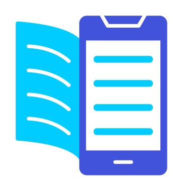 Dijital Kitap simgesi vektör illüstrasyonuName