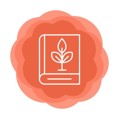 kitap simgesi, vektör illüstrasyonu basit tasarım