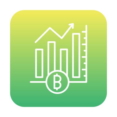 Basit Analitik simge, vektör illüstrasyonu