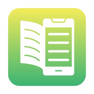 Dijital Kitap simgesi vektör illüstrasyonuName