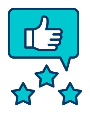 Grafik Gözden Geçirme simgesi vektör çizimi tasarımı