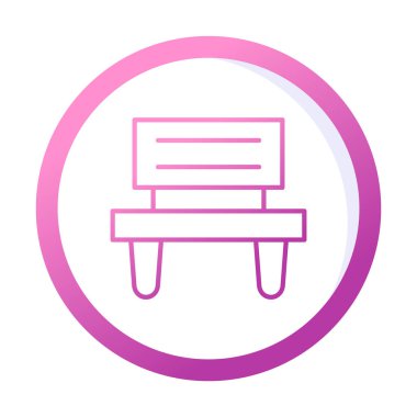 bank simgesi, vektör illüstrasyonu basit tasarım