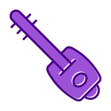 Shamisen vektör simgesi tasarımı