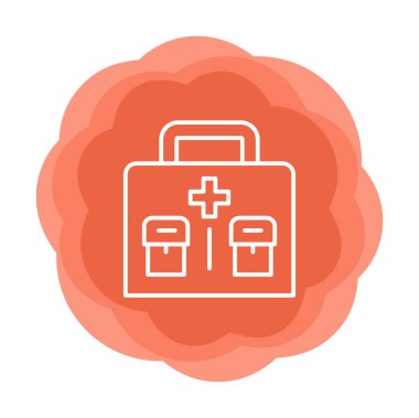 İlk yardım kiti vektör illüstrasyonu