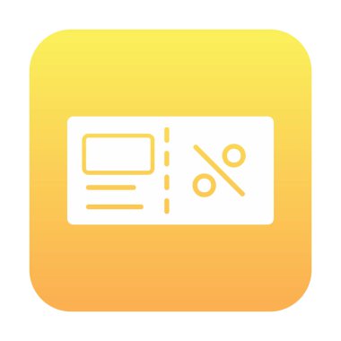 Faturacı Kara Cuma ikon vektör illüstrasyonu  