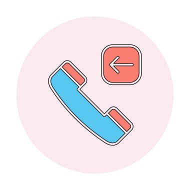 Basit düz gelen arama simgesi vektör illüstrasyon tasarımı