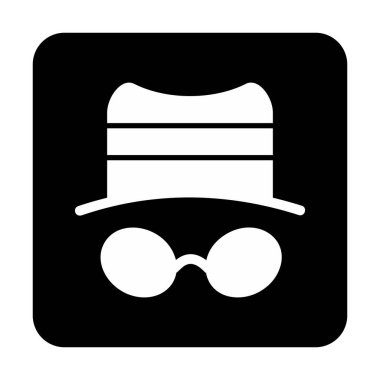 Basit casus yazılım simgesi, vektör illüstrasyonu